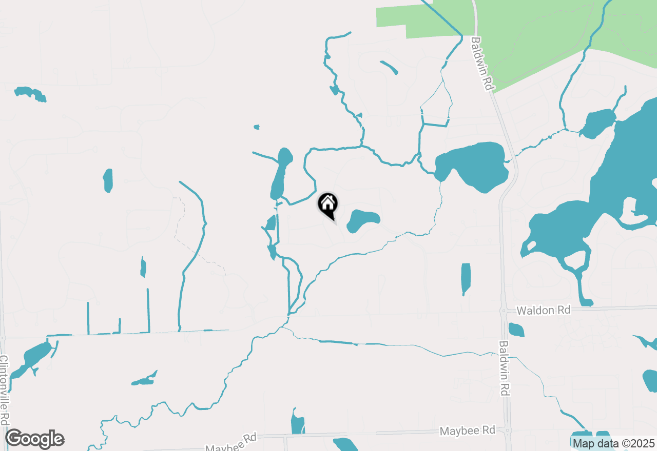 Map of 2681 Aubrey Drive, Lake Orion, MI 48360