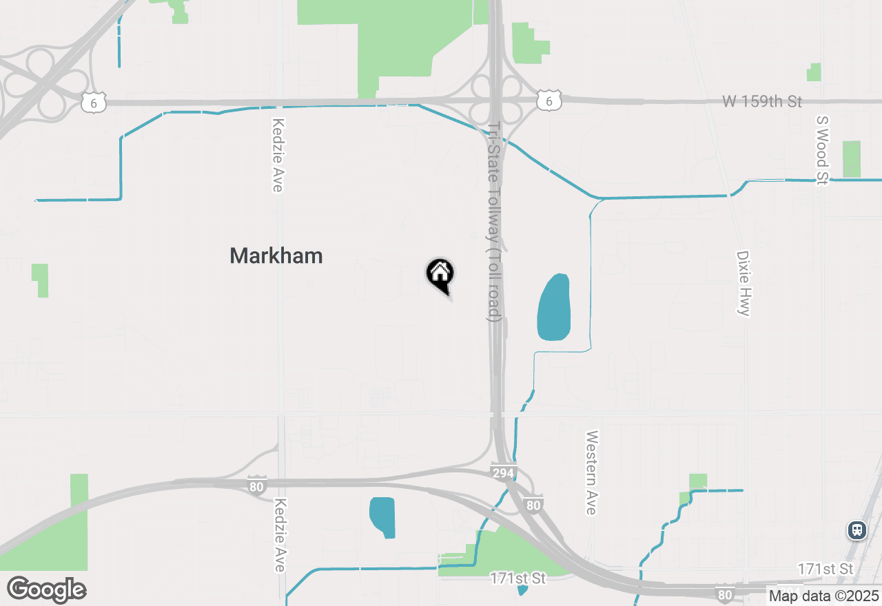 Map of 16413 California Avenue, Markham, IL 60428