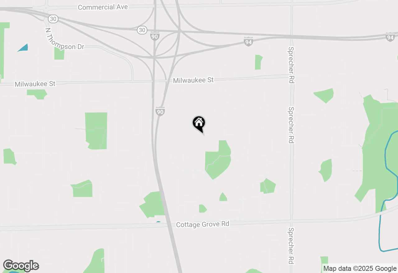 Map of 413 Orion Trail, Madison, WI 53718