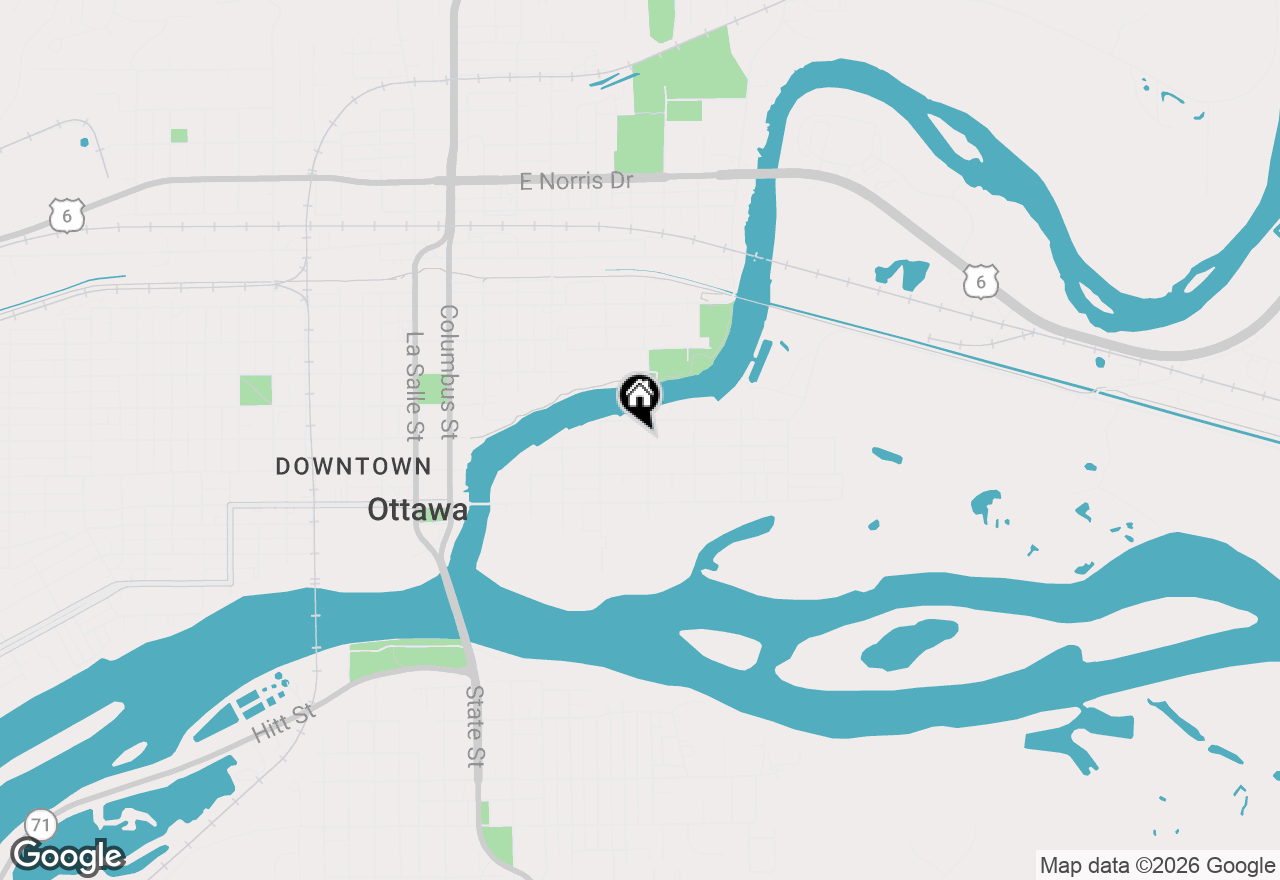 Map of 540 Pearl Street, Ottawa, IL 61350