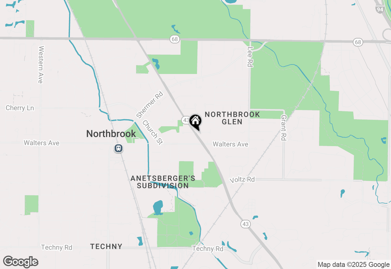 Map of 1344 Waukegan Road, Northbrook, IL 60062