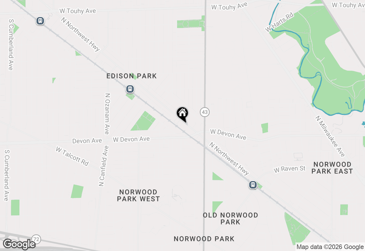 Map of 6490 N Northwest Highway #1C, Chicago, IL 60631