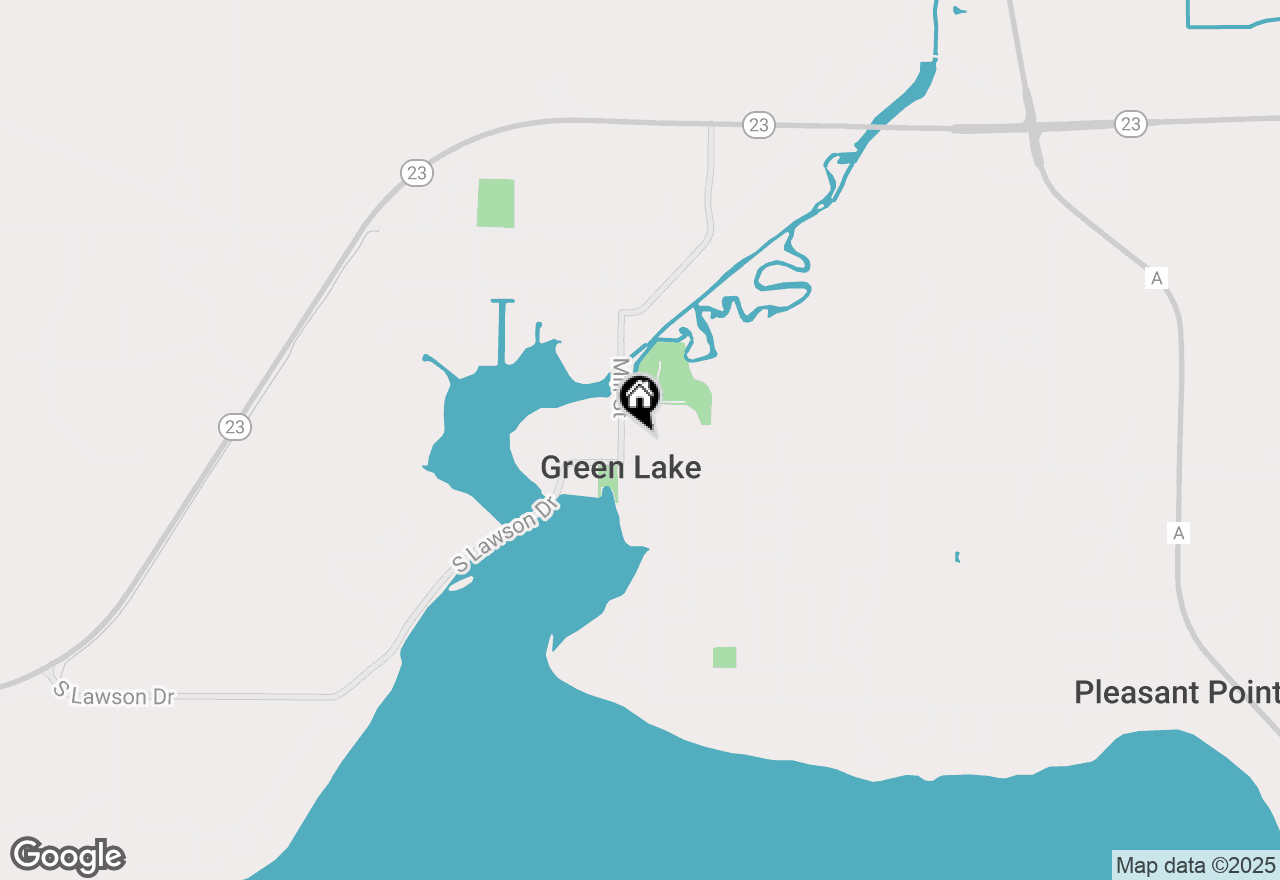 Map of 511 Hill Street, Green Lake, WI 54941