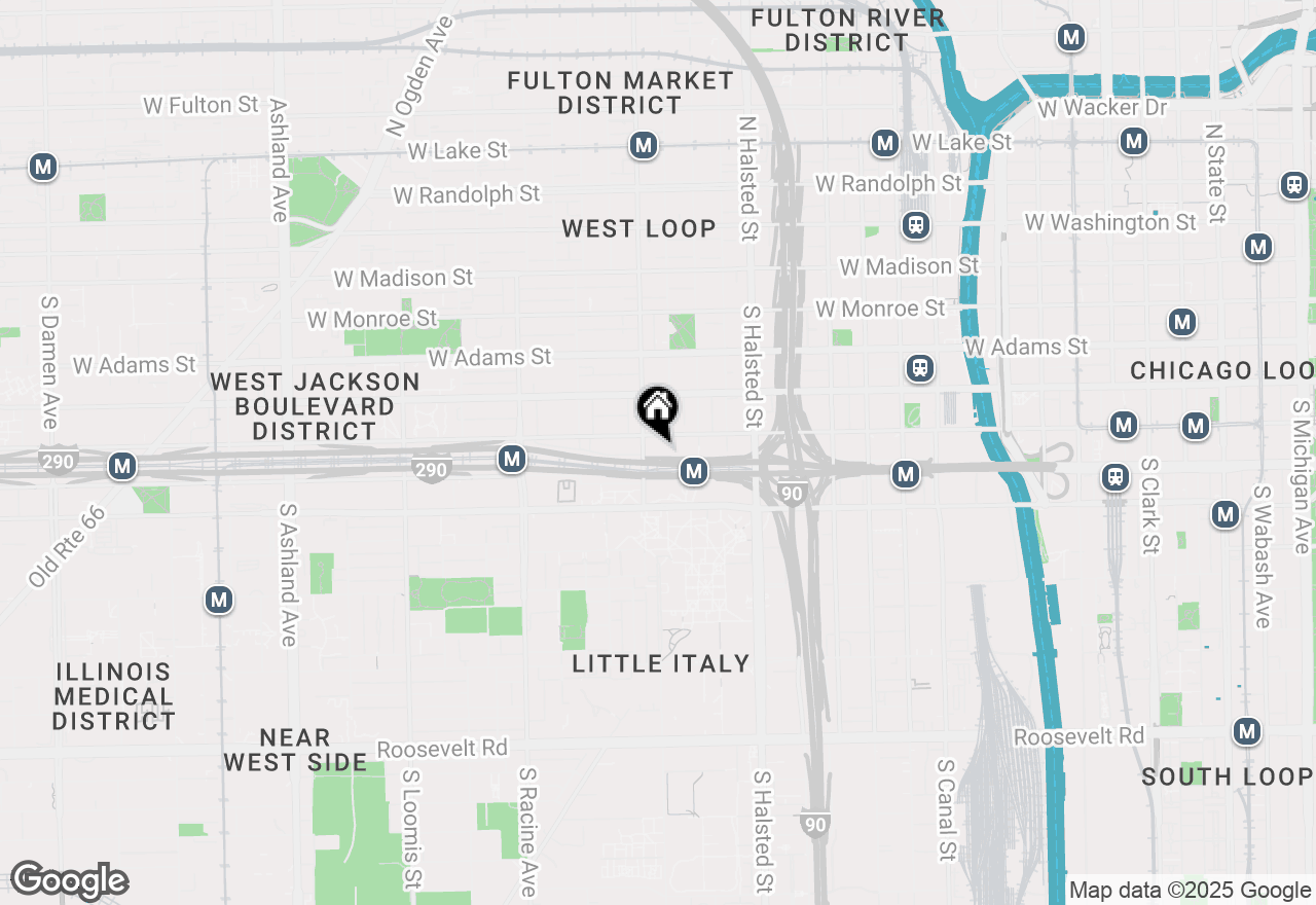 Map of 933 W Van Buren Street #826, Chicago, IL 60607