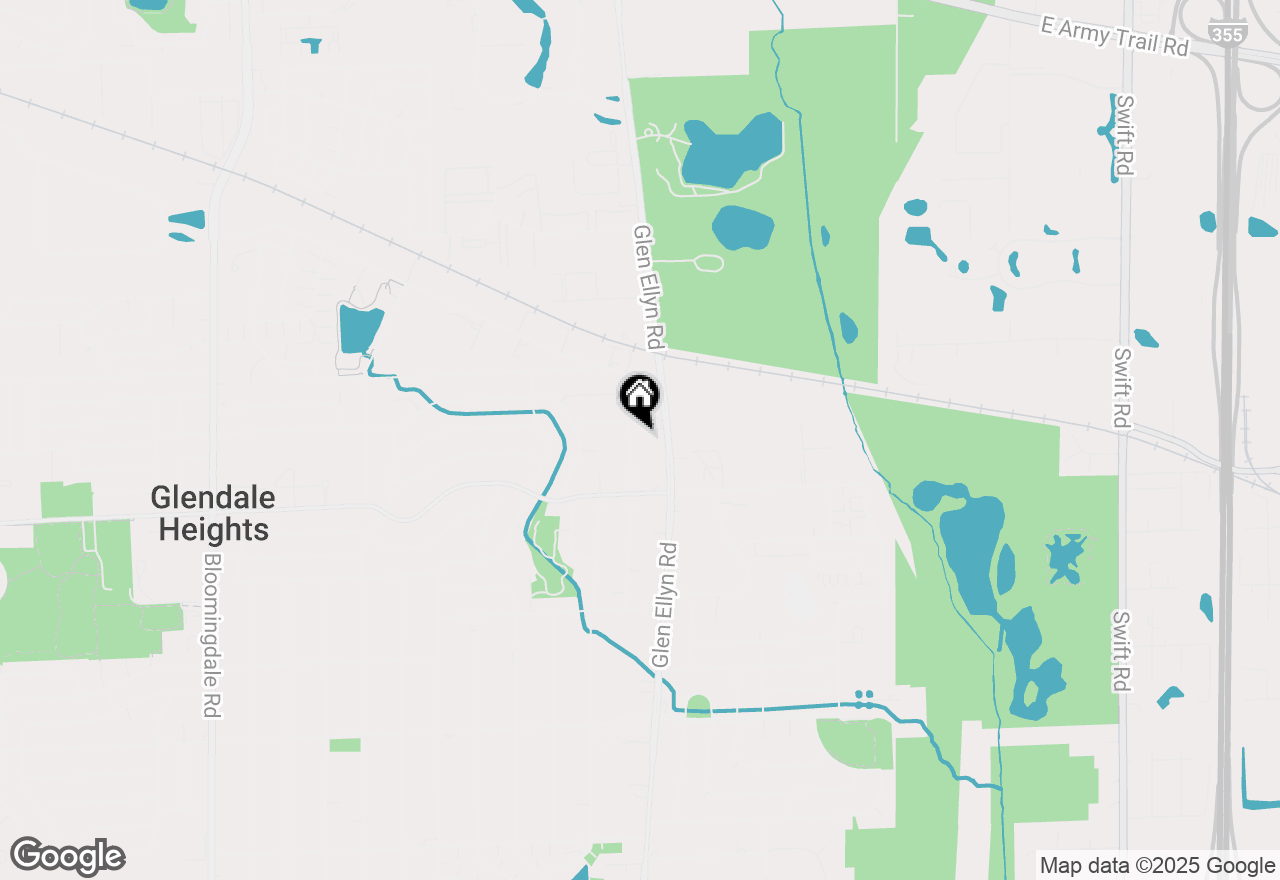 Map of 1649 Larry Lane, Glendale Heights, IL 60139