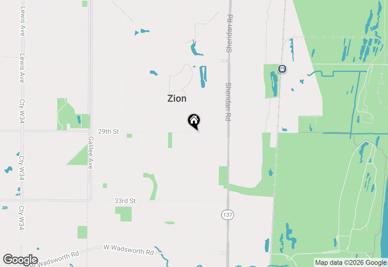 Map of 2900 Enoch Avenue #1, Zion, IL 60099
