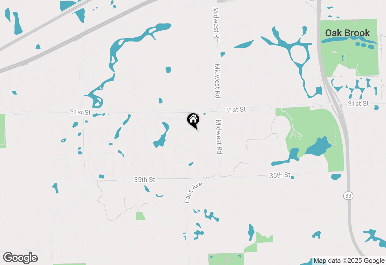 Map of 1912 Midwest Club Parkway, Oak Brook, IL 60523