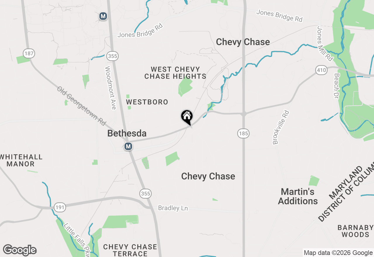 Map of 4242 East West Highway #308, Chevy Chase, MD 20815