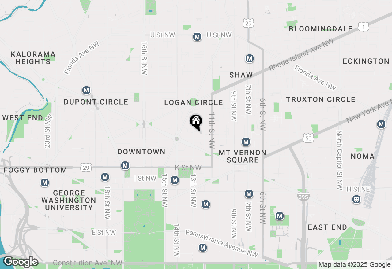 Map of 1209 13th Street Nw #201, Washington, DC 20005