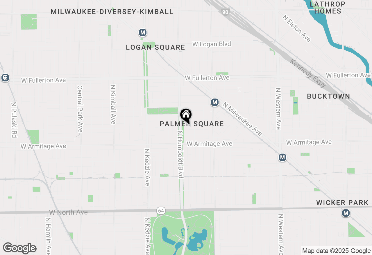 Map of 2063 N Humboldt Boulevard, Chicago, IL 60647