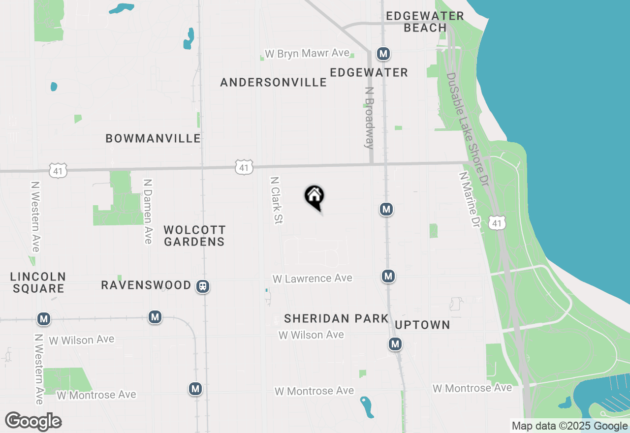 Map of 5010 N Glenwood Avenue #1, Chicago, IL 60640