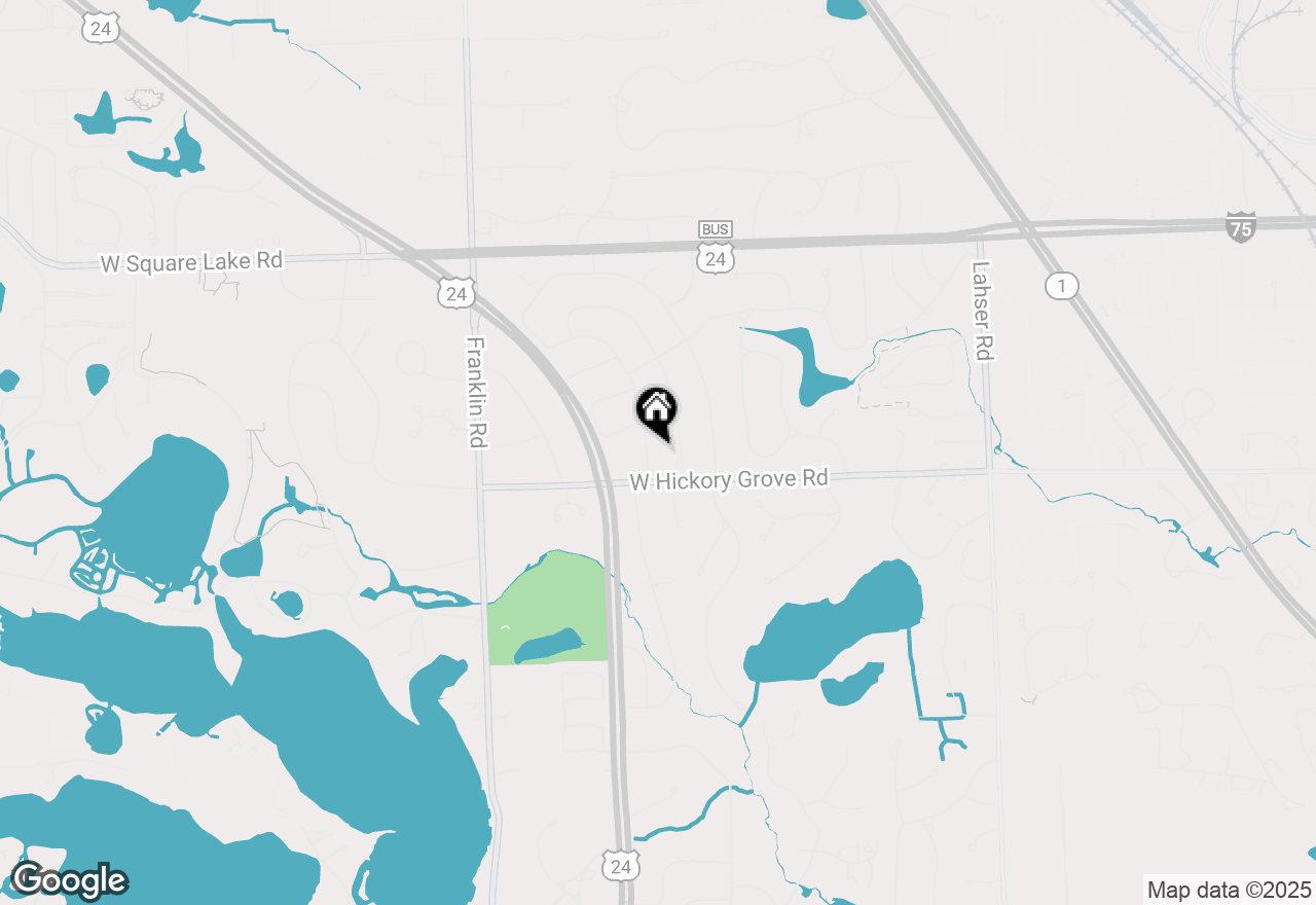 Map of 2959 Rambling Way, Bloomfield Hills, MI 48302