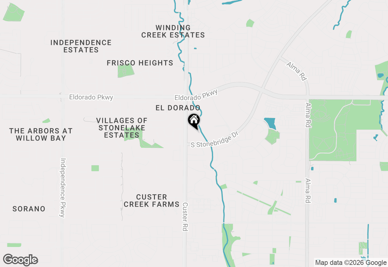 Map of 3900 S Stonebridge Drive #1603, Mckinney, TX 75070