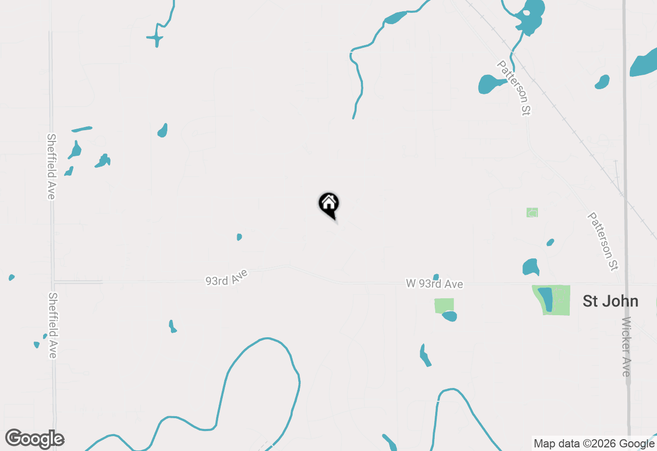 Map of 13280 Monix Drive, St. John, IN 46373