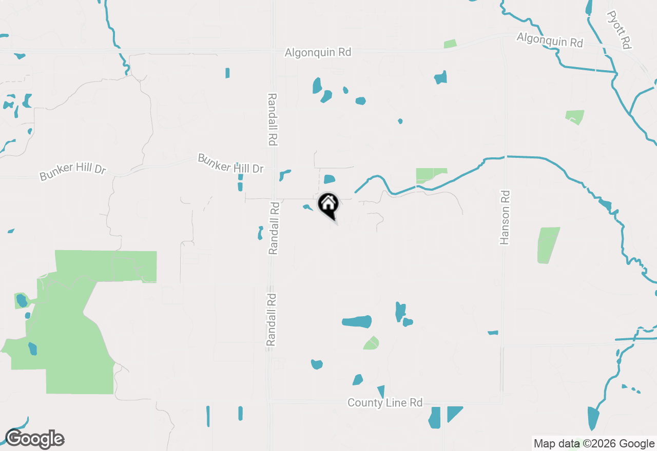 Map of 2318 Dawson Lane, Algonquin, IL 60102