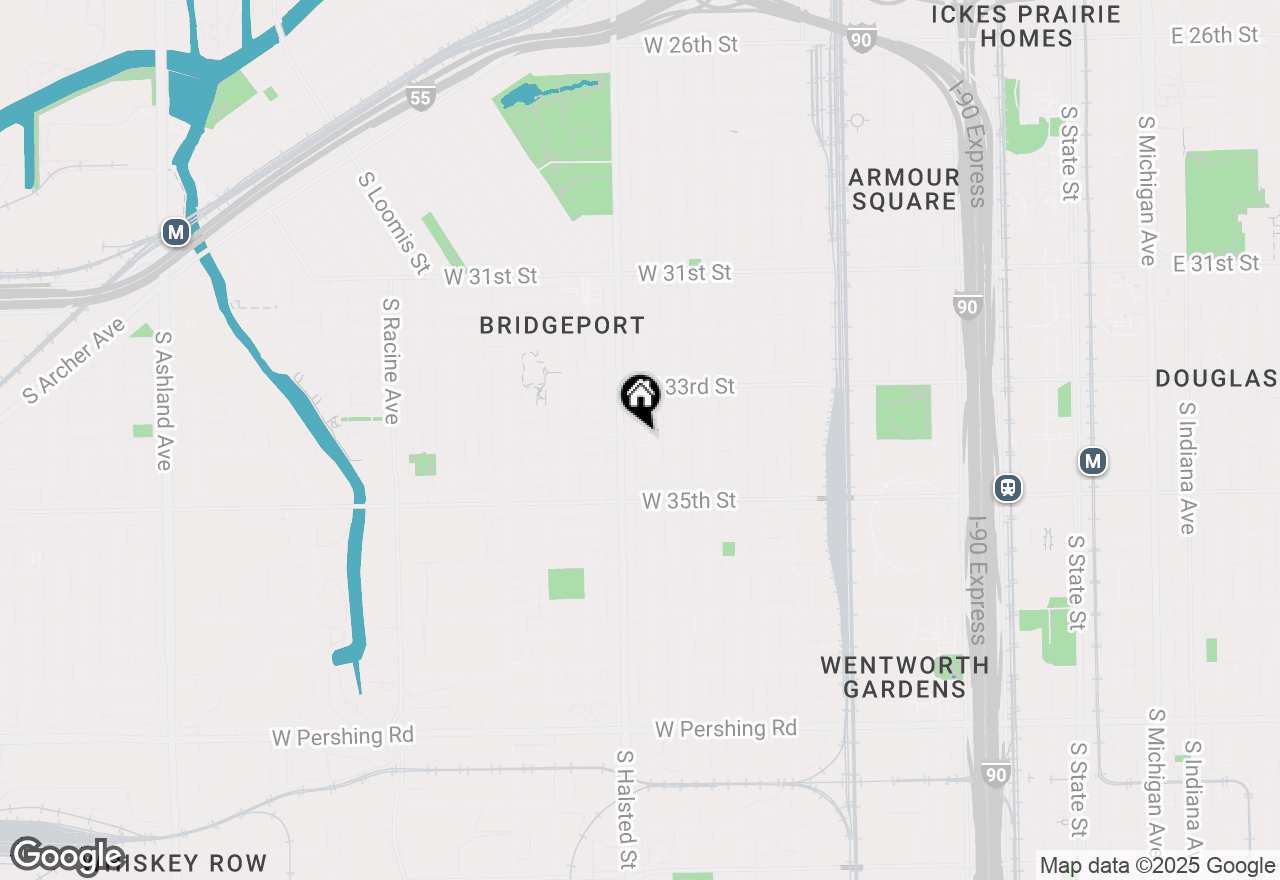 Map of 3356 S Emerald Avenue #3F, Chicago, IL 60616