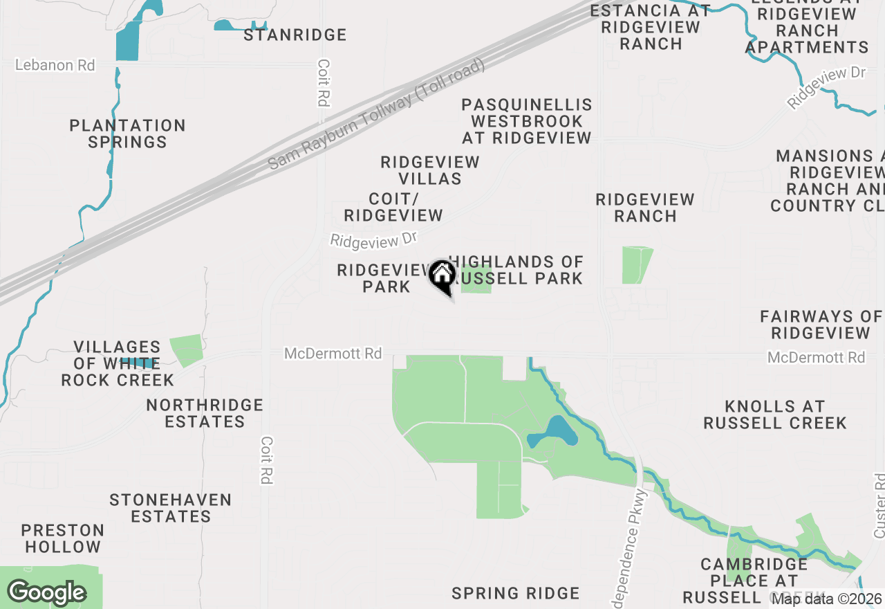 Map of 3517 Mason Drive, Plano, TX 75025