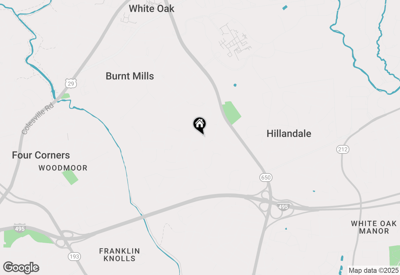 Map of 1206 La Grande Road, Silver Spring, MD 20903