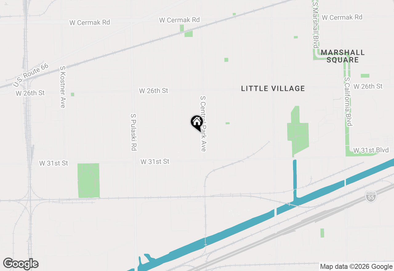 Map of 2835 S Millard Avenue, Chicago, IL 60623