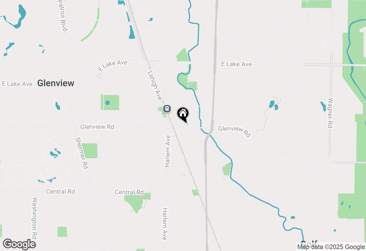 Map of 1822 Glenview Road, Glenview, IL 60025