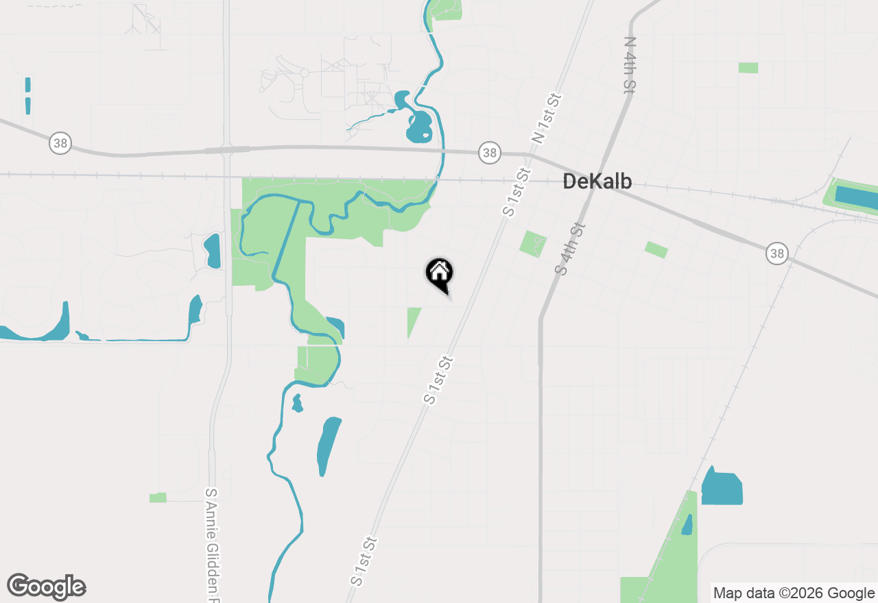 Map of 209 Bush Street #C, Dekalb, IL 60115