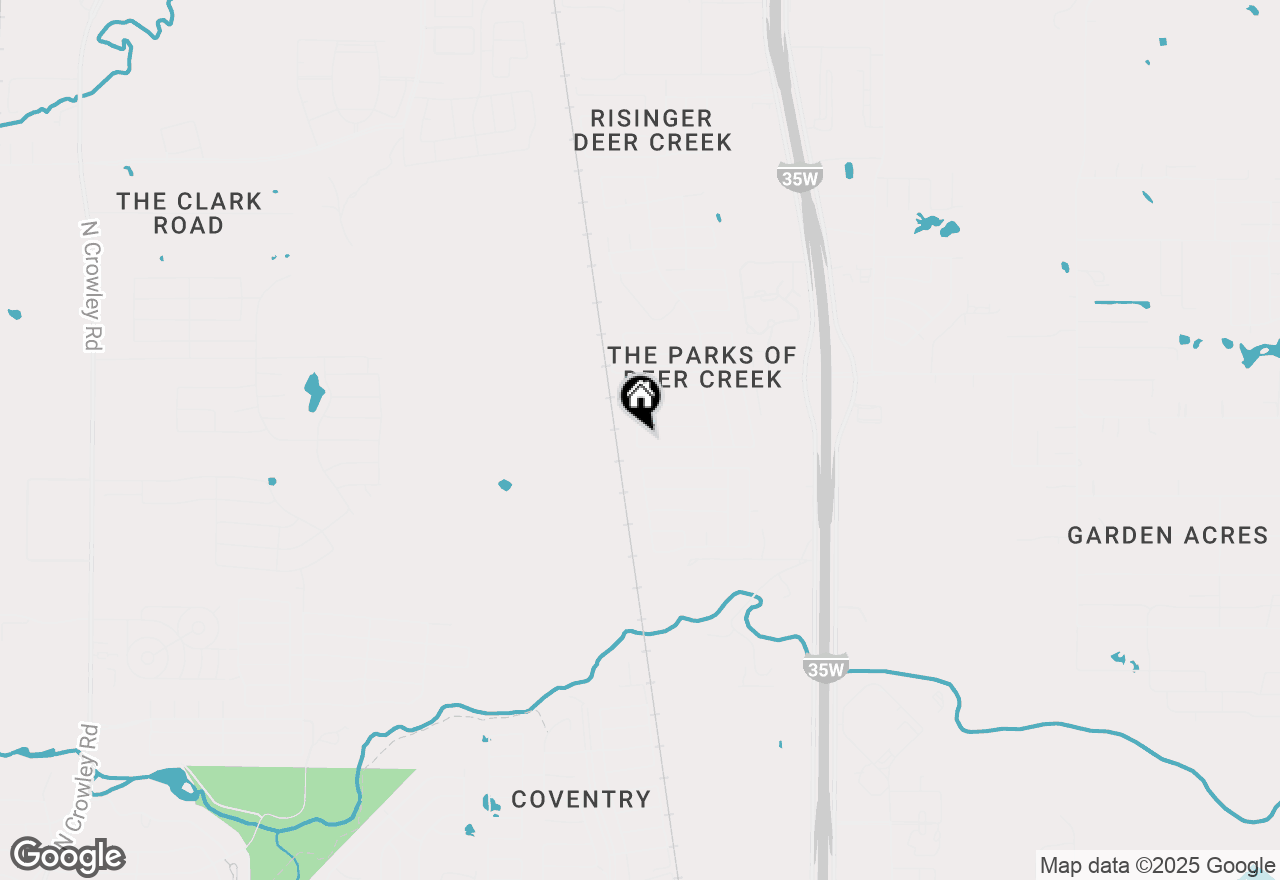 Map of 612 Prairie Gulch Drive, Fort Worth, TX 76140