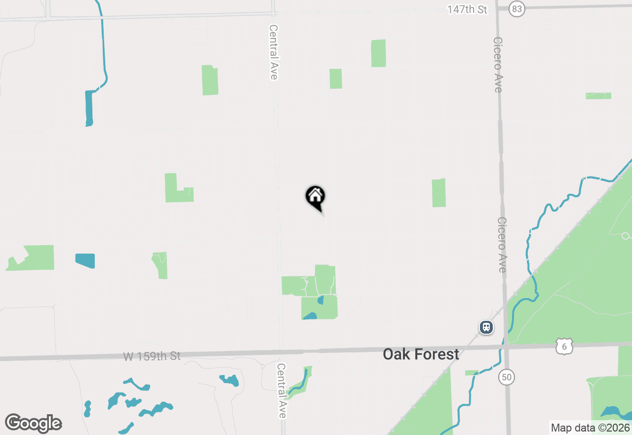 Map of 15423 Michaele Drive, Oak Forest, IL 60452