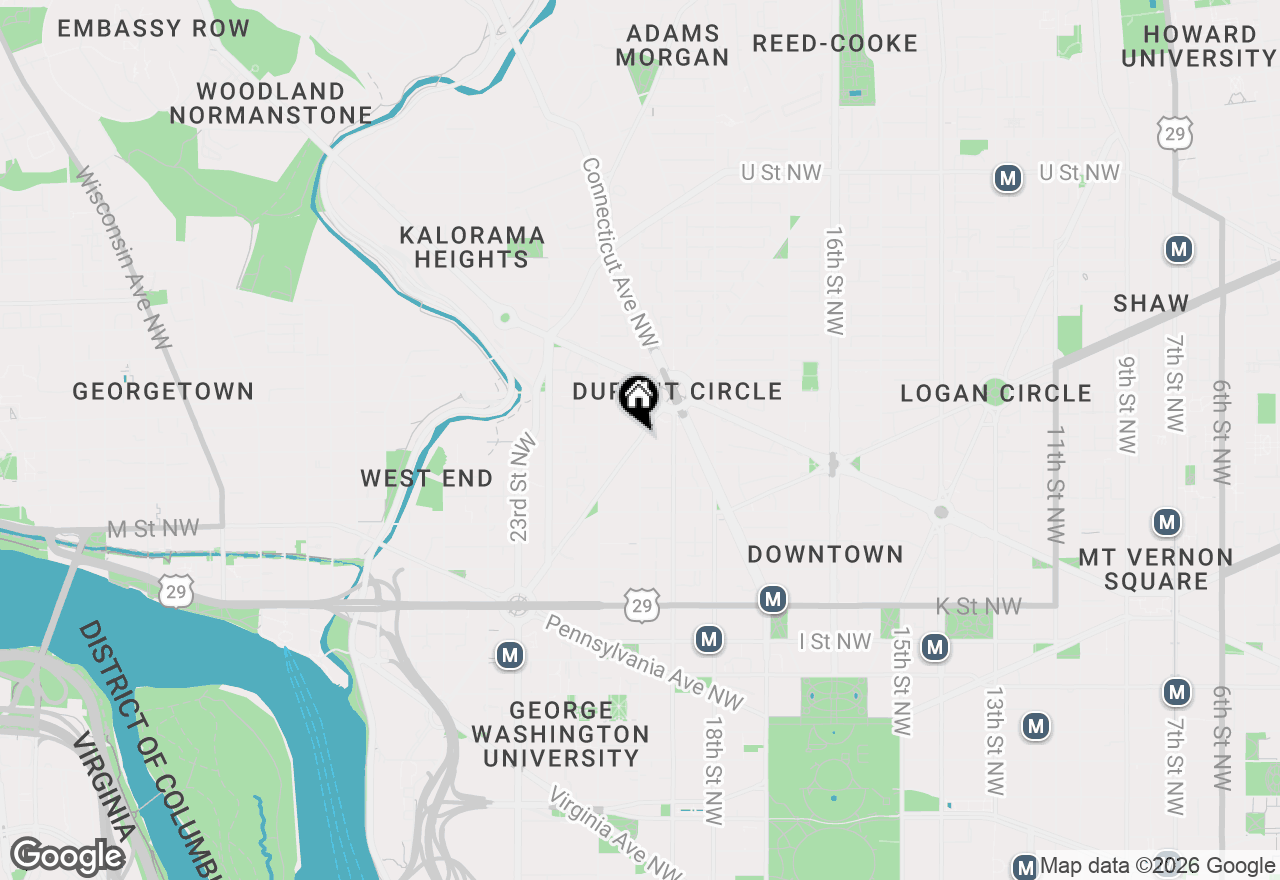 Map of 1330 New Hampshire Avenue Nw #911, Washington, DC 20036