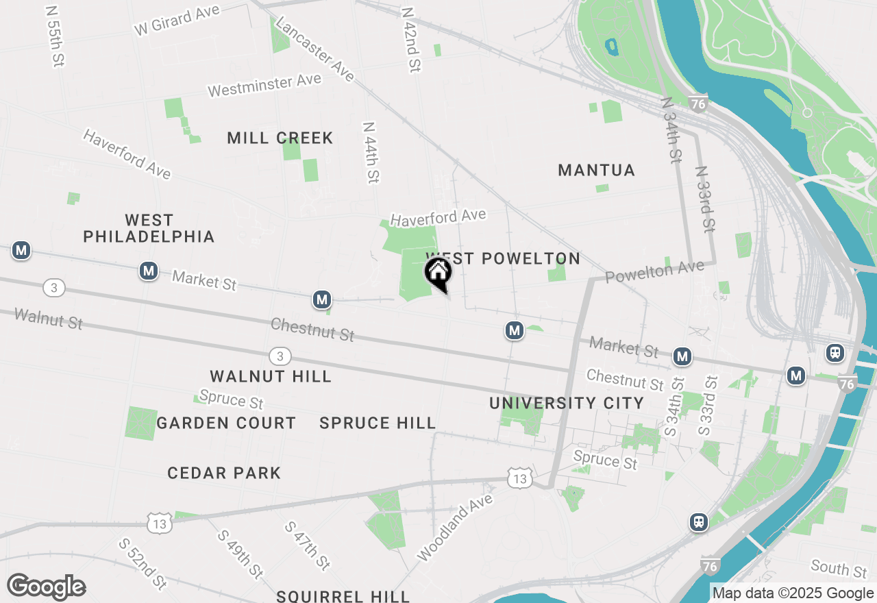 Map of 4214 Powelton Avenue #2, Philadelphia, PA 19104