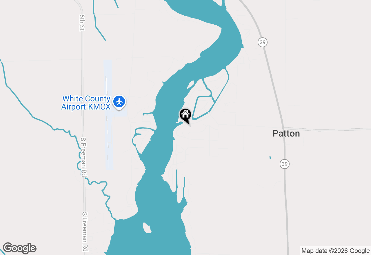 Map of 10977 N Lower Lakeshore Drive, Monticello, IN 47960