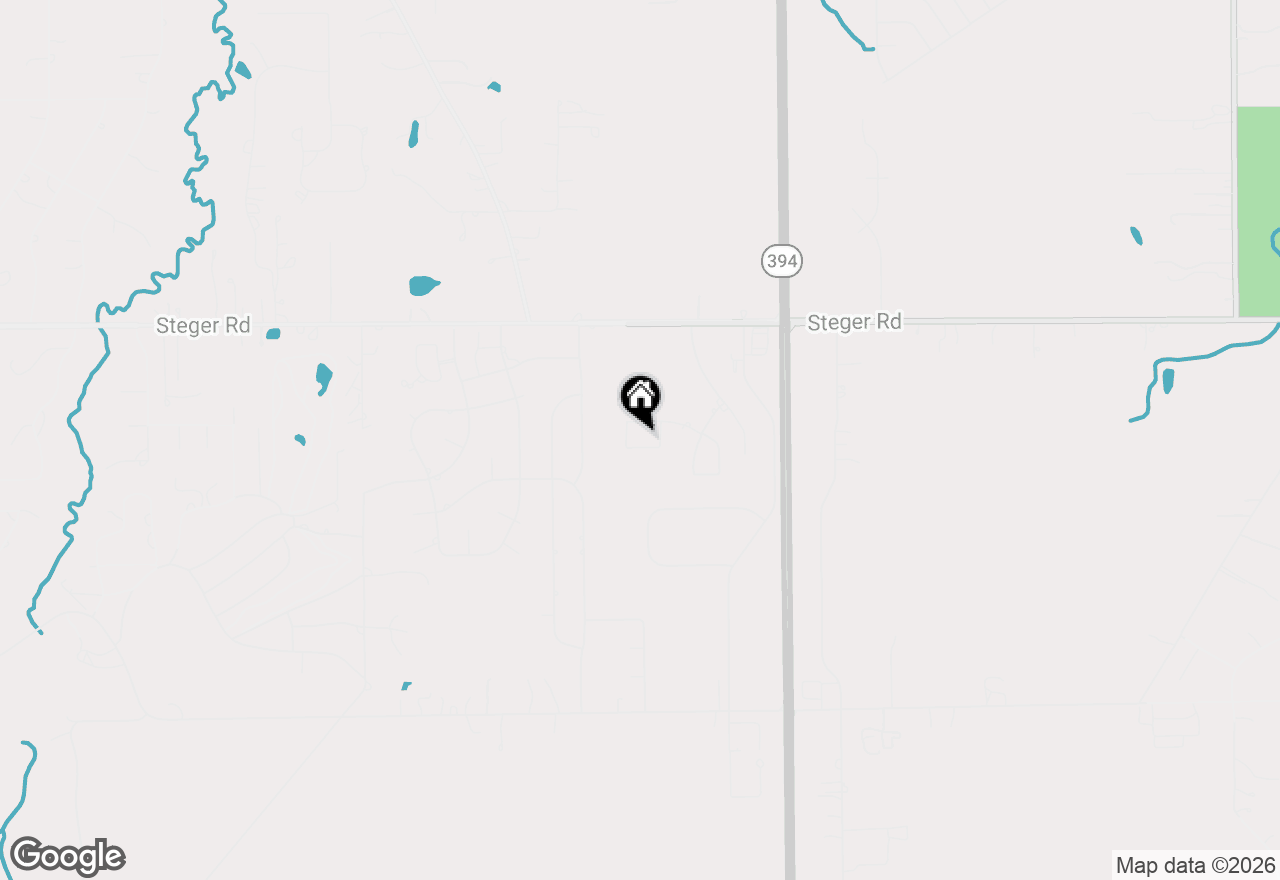 Map of 1173 Robert Lane, Crete, IL 60417