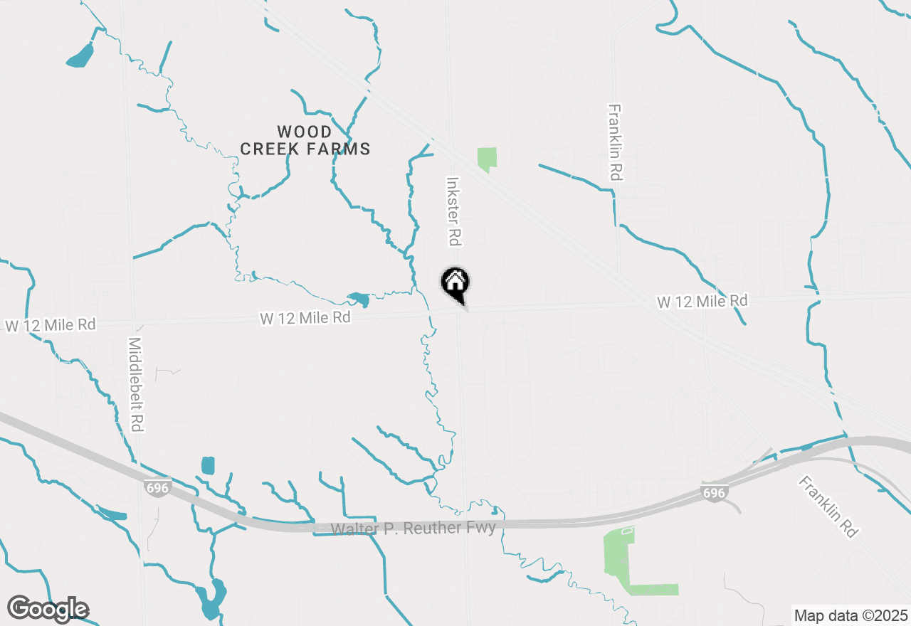 Map of 27423 W 12 Mile Road, Farmington Hills, MI 48334