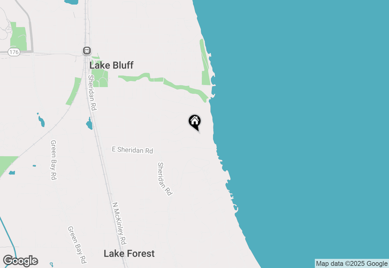 Map of 570 Lansdowne Lane, Lake Bluff, IL 60044