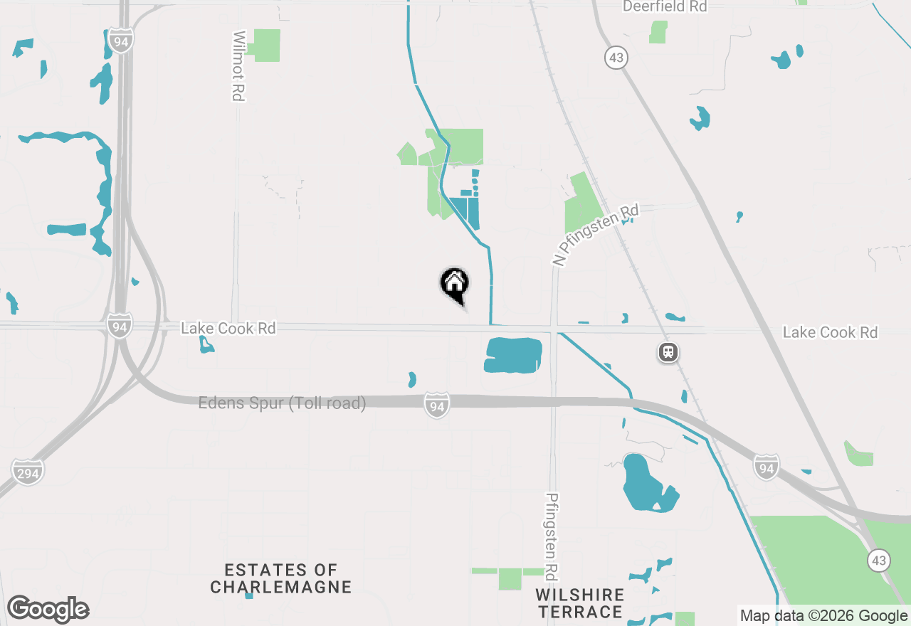 Map of 15 Pine Street, Deerfield, IL 60015