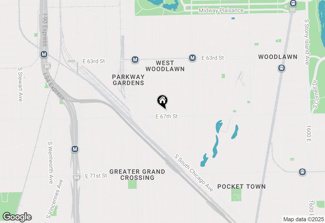 Map of 6640 S Saint Lawrence Avenue, Chicago, IL 60637