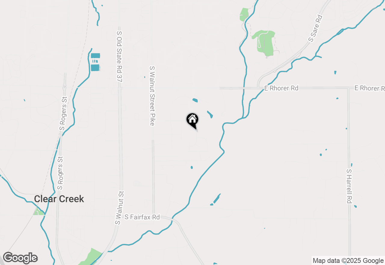 Map of 4244 S Red Pine Drive, Bloomington, IN 47401