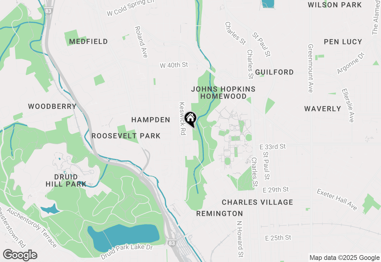 Map of 3500 Beech Avenue #3514-A, Baltimore, MD 21211
