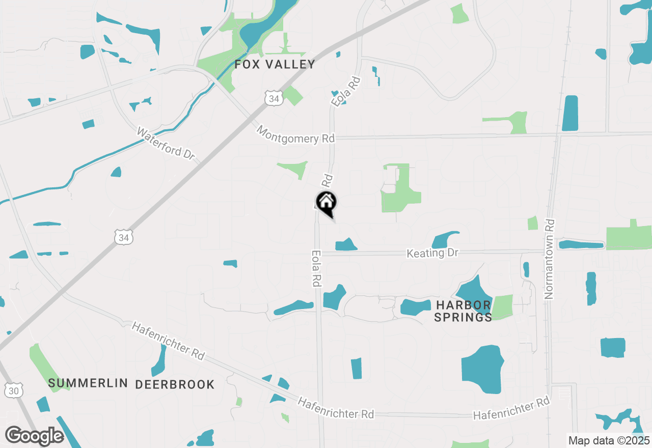 Map of 2520 Dorothy Drive, Aurora, IL 60504