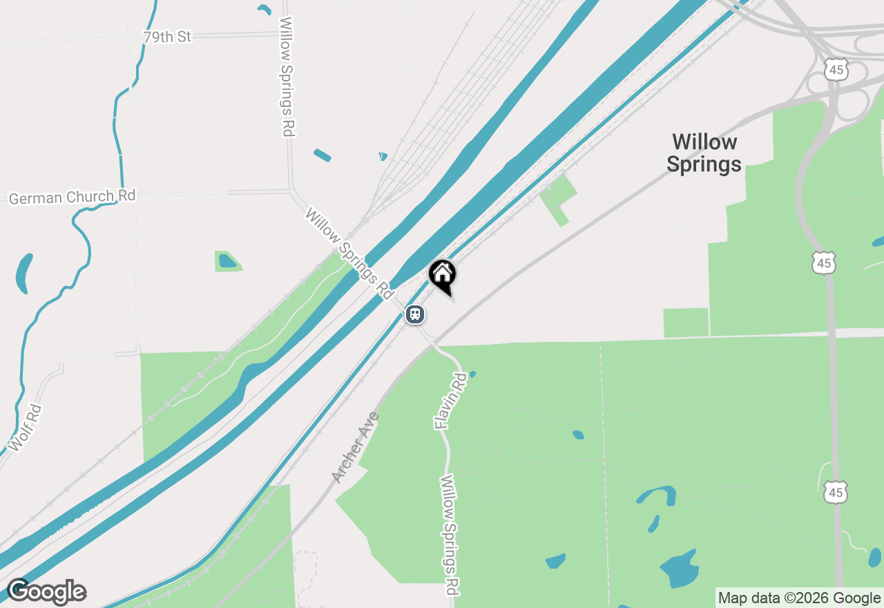 Map of 400 Village Circle #108, Willow Springs, IL 60480