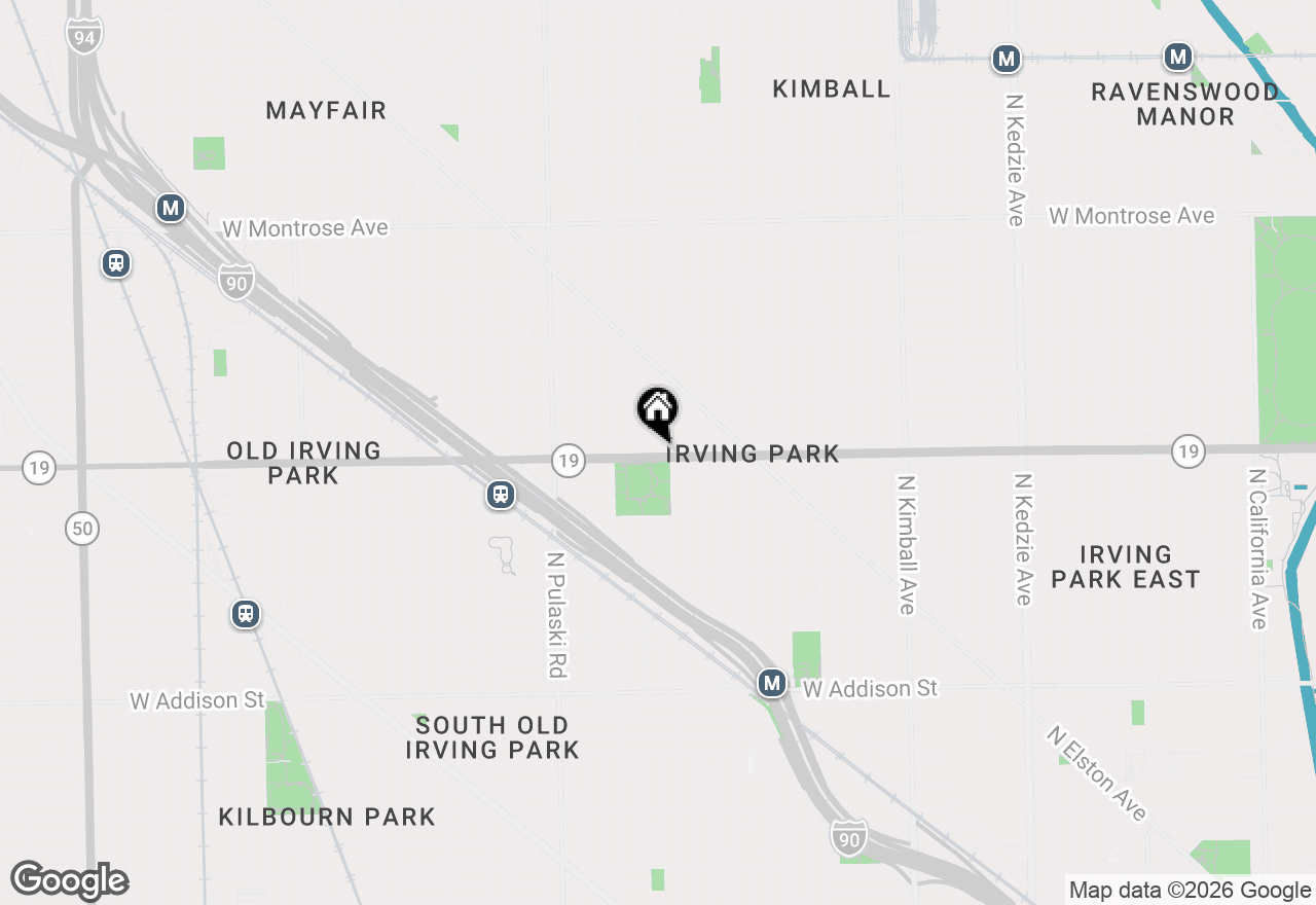 Map of 3808 W Irving Park Road #10, Chicago, IL 60618