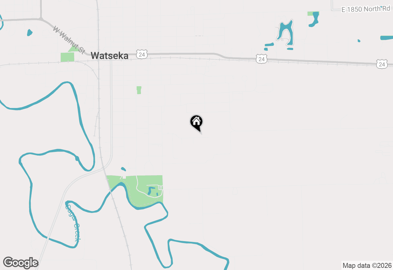 Map of 558 E Martin Avenue, Watseka, IL 60970