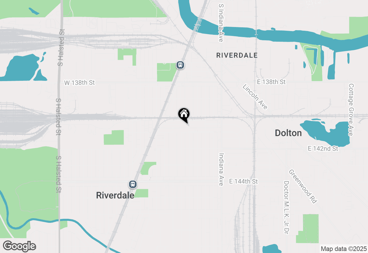 Map of 10 W 140th Court, Riverdale, IL 60827