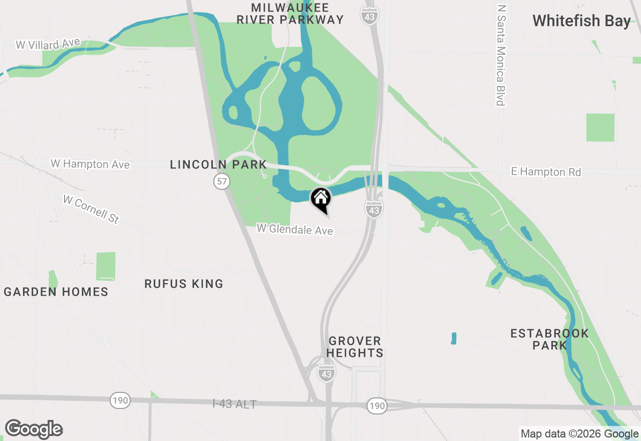 Map of 911 W Eula Ct #913, Glendale, WI 53209