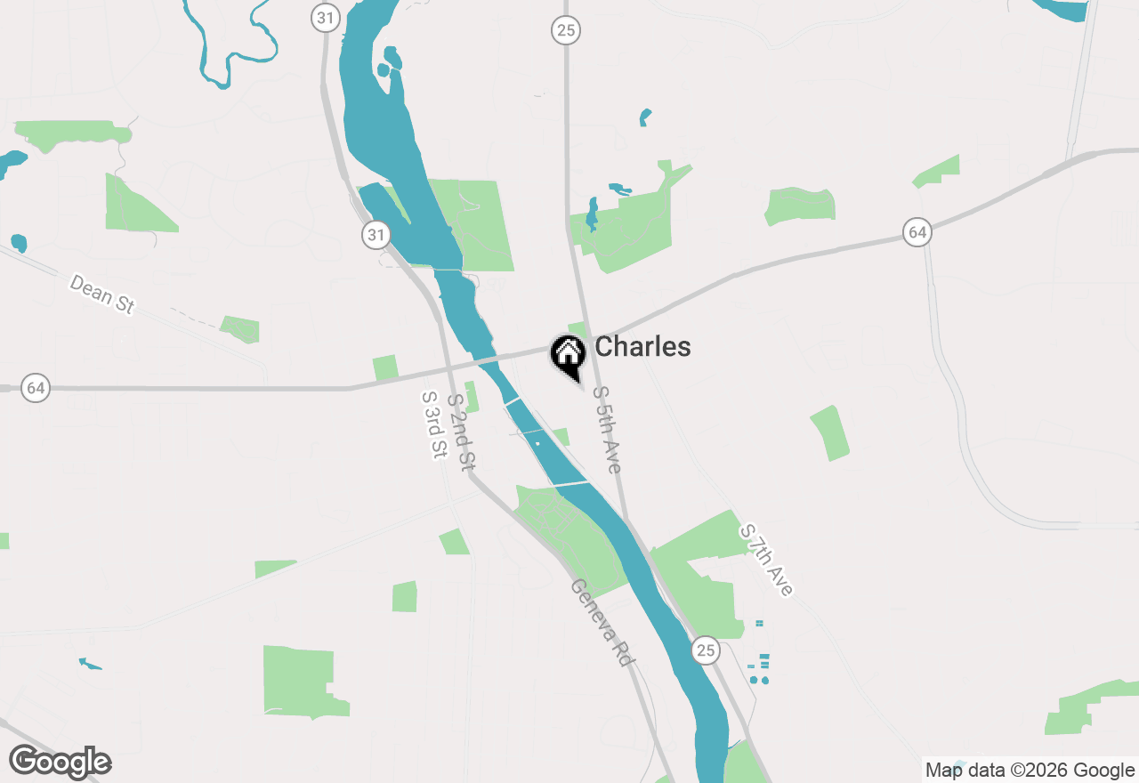 Map of 307 Illinois Avenue, St. Charles, IL 60174