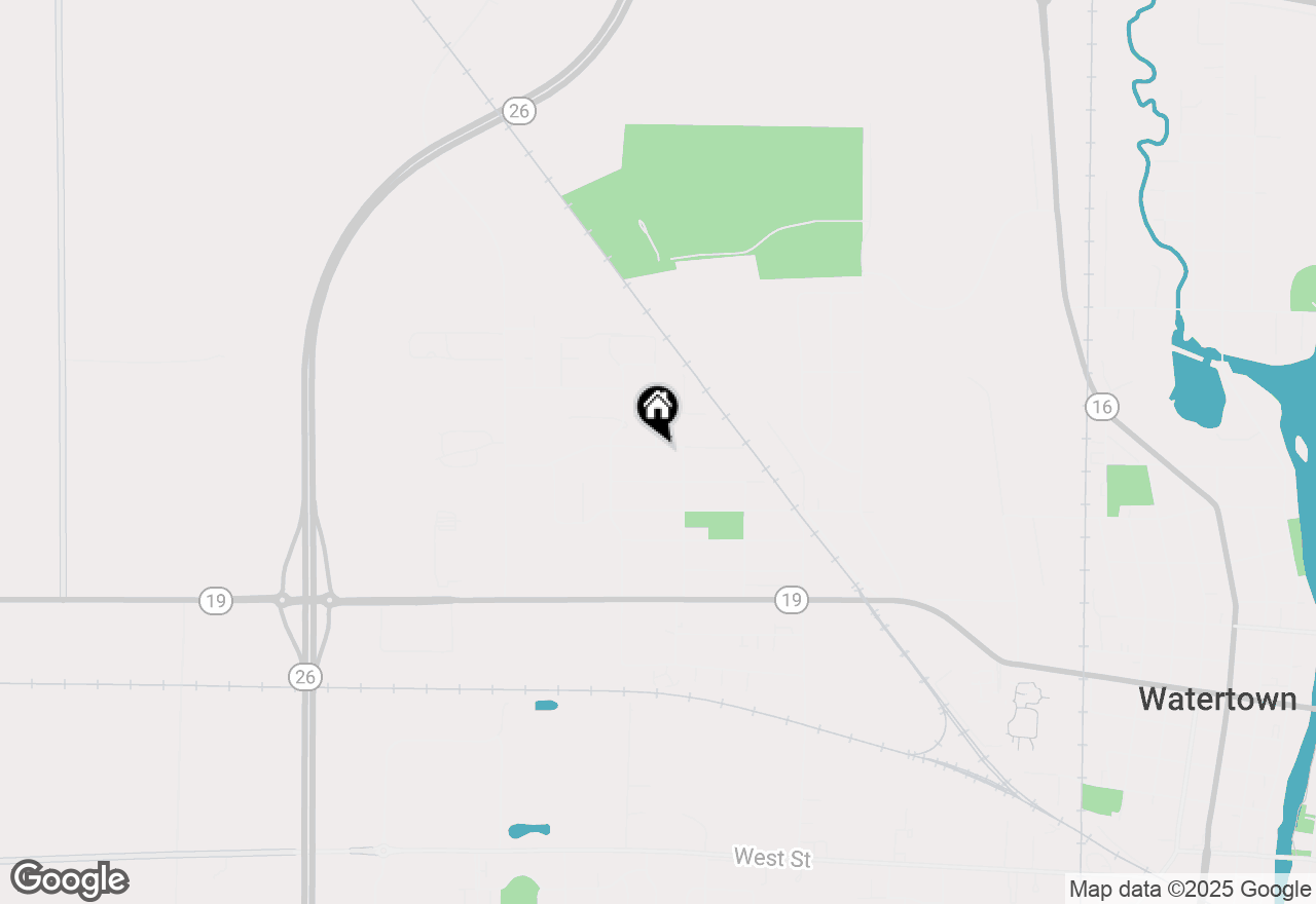 Map of 1207 Louisa Street, Watertown, WI 53098