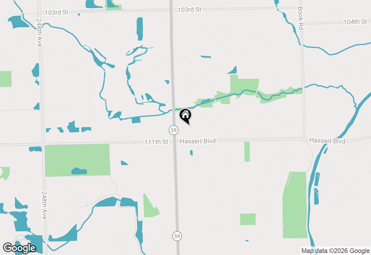 Map of 2820 Fairhauser Court, Naperville, IL 60564