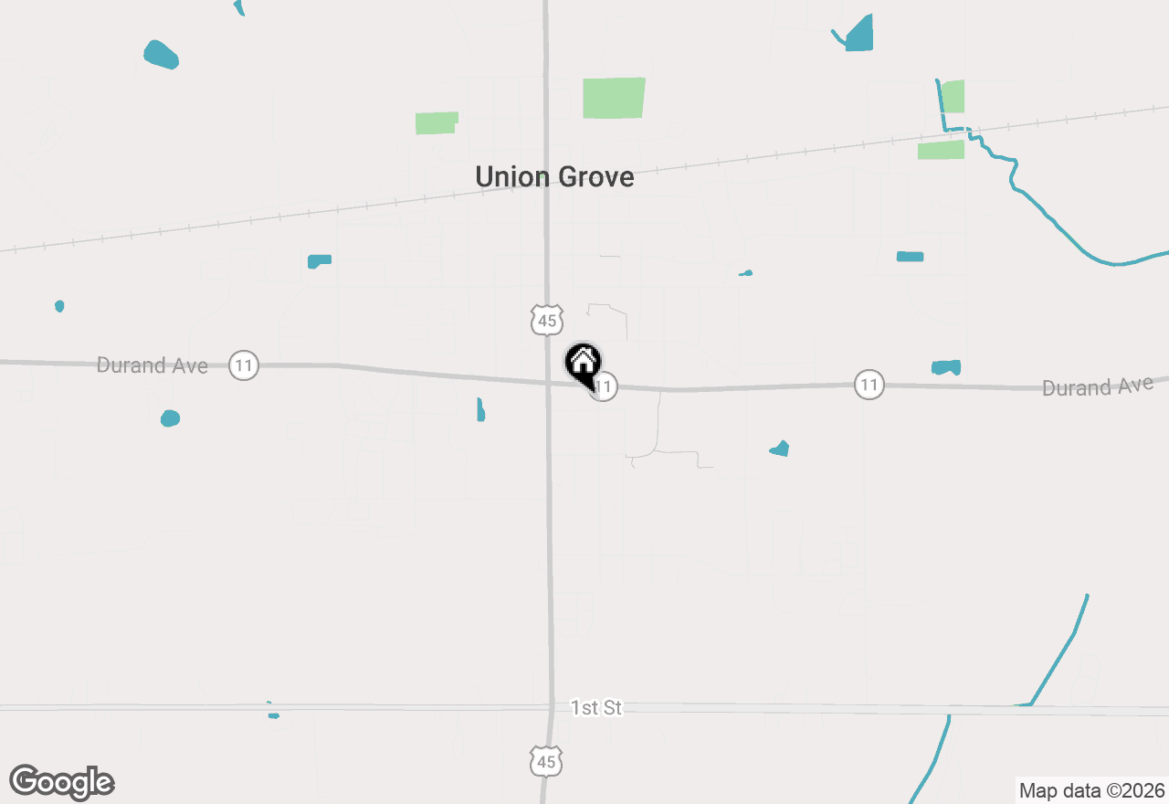 Map of 816 16th Ave, Union Grove, WI 53182