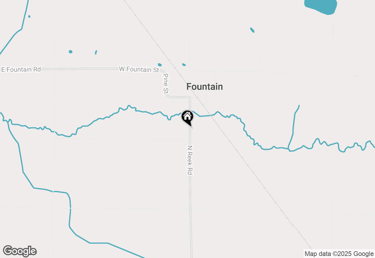 Map of 4857 N Cleveland Street, Fountain, MI 49410