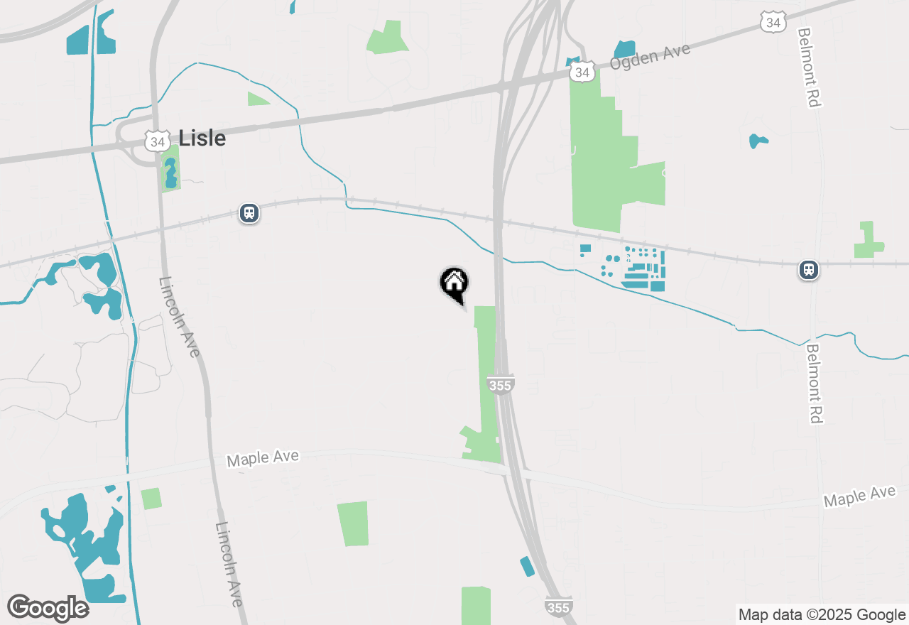 Map of 541 Hitchcock Avenue, Lisle, IL 60532