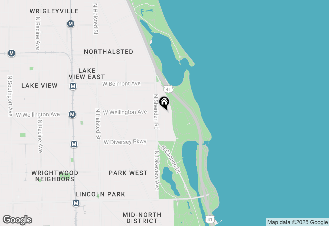 Map of 325 W Wellington Avenue, Chicago, IL 60657